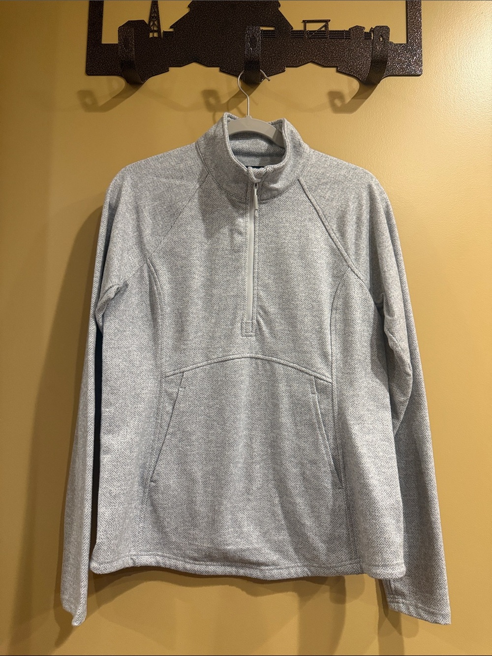 Kyodan Light Gray Quarter-Zip Pullover